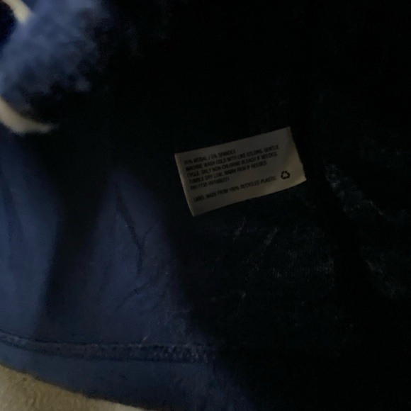 Stars Above Pajama Top Women XS Blue Short Sleeve Notch Collar - Picture 7 of 9